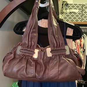 B Makowsky Cognac Lester Purse. Great condition!